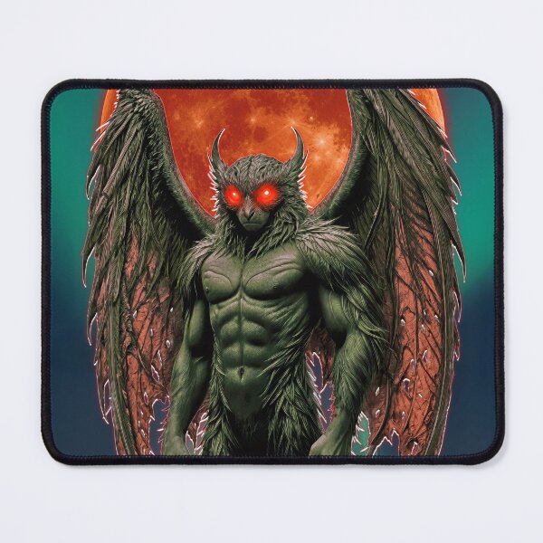 Item preview, Mothman and the Blood Moon designed and sold by Nomadic Spirit Studios.