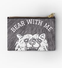Bear with me - fur in the background Studio Pouch