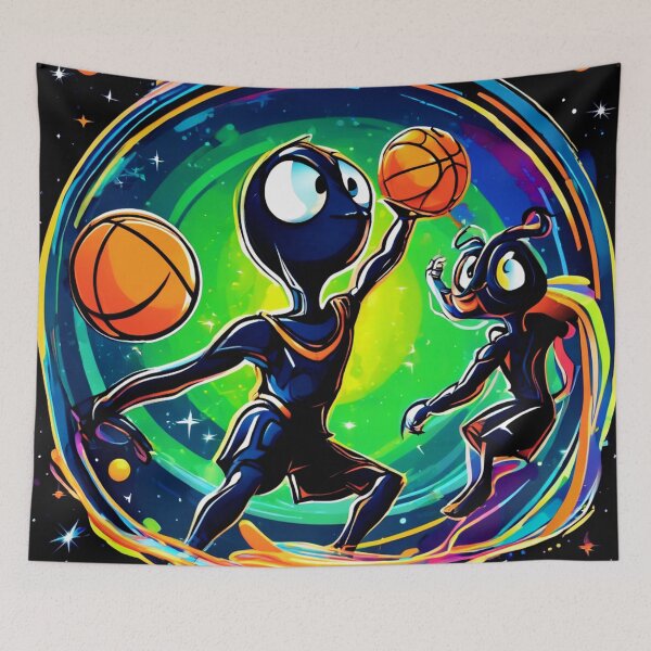 Item preview, Cosmic Basketball and Chaos  designed and sold by Zofia Sosnecka.