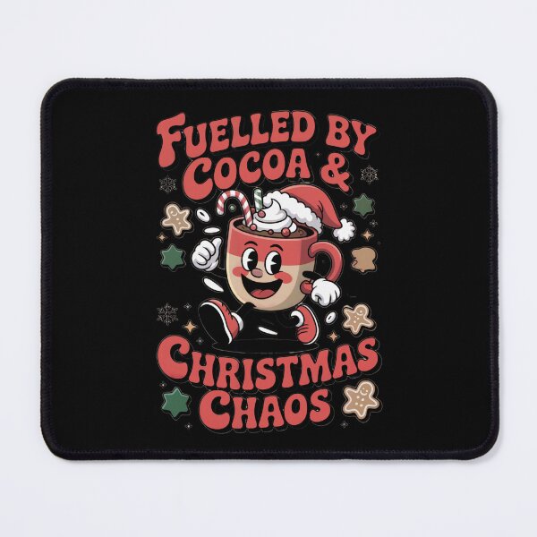 Item preview, Fuelled by Cocoa and Christmas Chaos designed and sold by SoftStyleStudio ⭐⭐⭐.