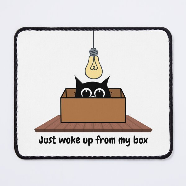 Item preview, Just Woke Up From My Box – Funny Cat Design for Cat Lovers designed and sold by shopfindingbeni.