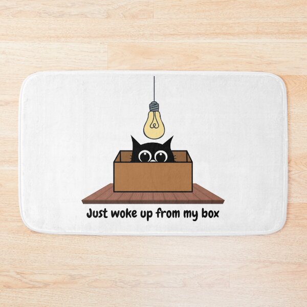 Item preview, Just Woke Up From My Box – Funny Cat Design for Cat Lovers designed and sold by shopfindingbeni.