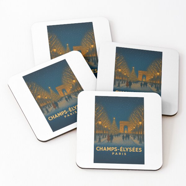 Item preview, The Champs-Élysées – Christmas in Paris designed and sold by Pomdailleurs.