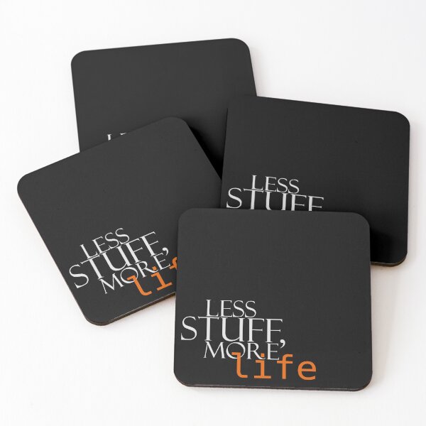Item preview, Less stuff, more life designed and sold by Julia Snaigala.
