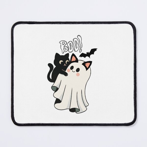 Item preview, Boo! Cute Black Cat and Ghost Kitty Spooky Halloween Design designed and sold by shopfindingbeni.