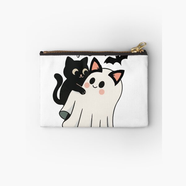 Item preview, Boo! Cute Black Cat and Ghost Kitty Spooky Halloween Design designed and sold by shopfindingbeni.