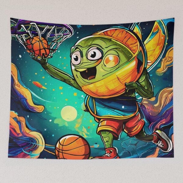 Item preview, Cosmic Basketball and Chaos  designed and sold by Zofia Sosnecka.