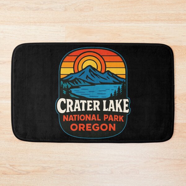 Item preview, Crater Lake National Park Oregon Retro designed and sold by TomFrontierArt.