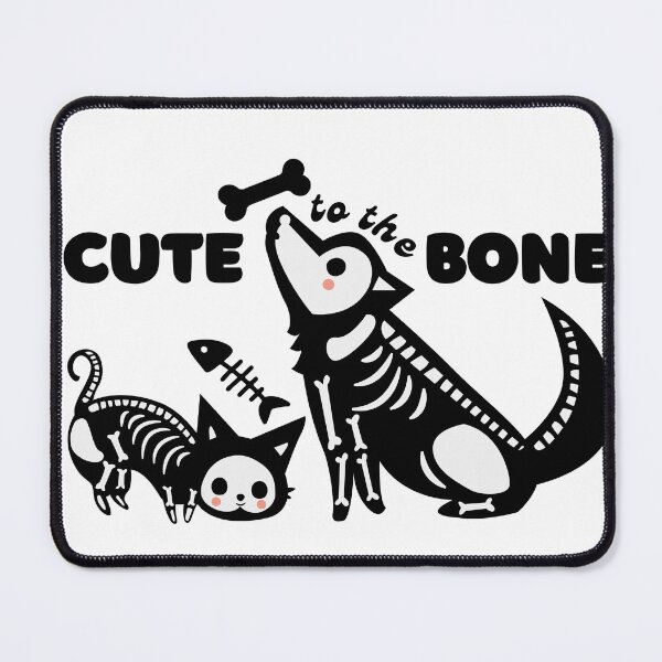 Item preview, Cute to the Bone Adorable Skeleton Cat and Dog Halloween Design designed and sold by shopfindingbeni.
