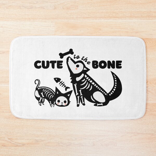 Item preview, Cute to the Bone Adorable Skeleton Cat and Dog Halloween Design designed and sold by shopfindingbeni.