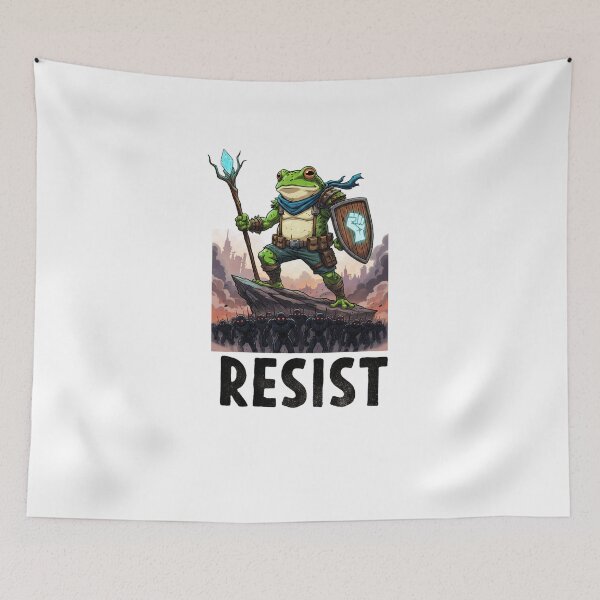 Item preview, Portland Frog  Resist  designed and sold by tkhrbika.