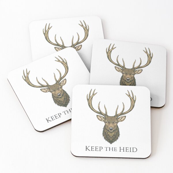 Item preview, Keep The Heid Scotland Design - Red Deer Antlers Calm Down designed and sold by Loom on the Loch.