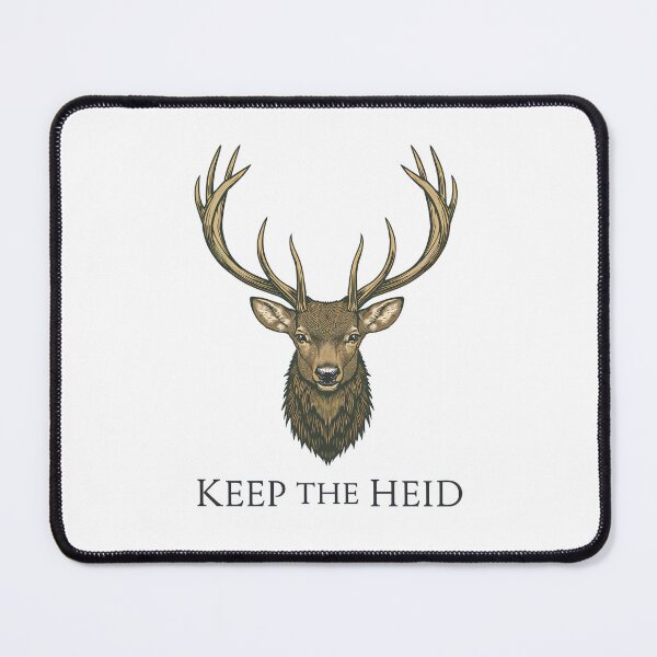 Item preview, Keep The Heid Scotland Design - Red Deer Antlers Calm Down designed and sold by Loom on the Loch.