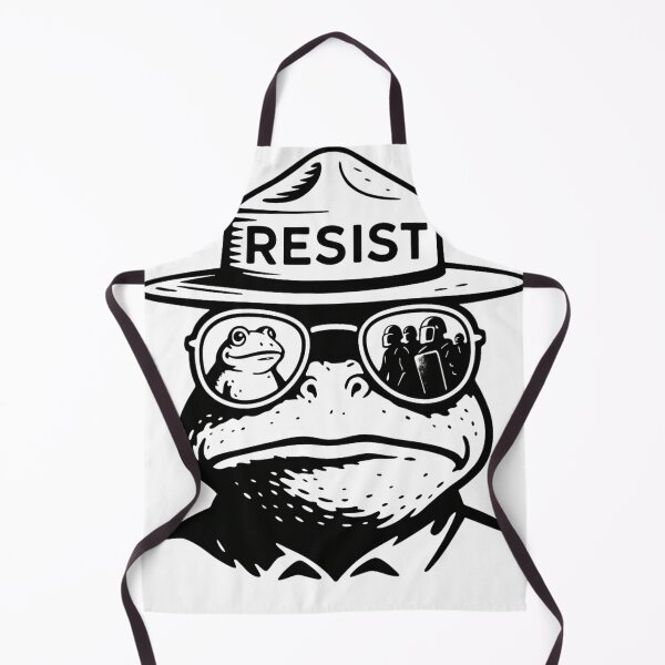 Item preview, Resist Frog Retro Protest Art Design designed and sold by DigitalMaestro.