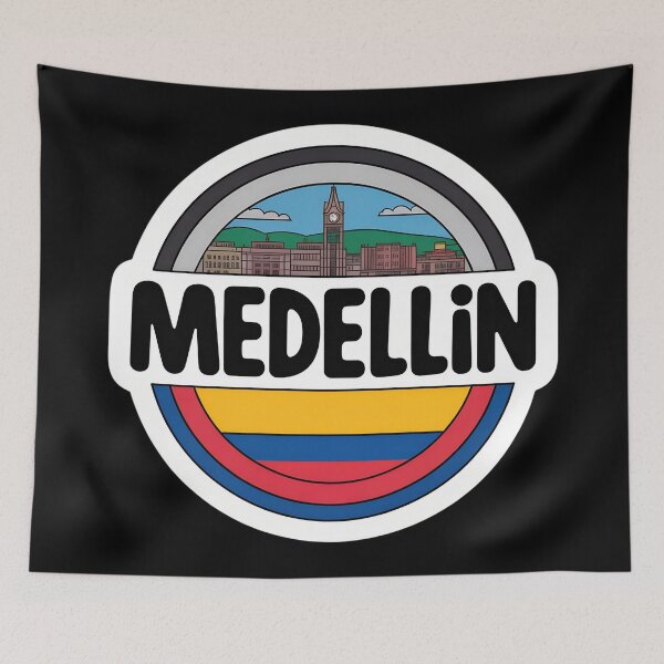 Item preview, Medellín Colombia City Emblem  designed and sold by VividOrganica.