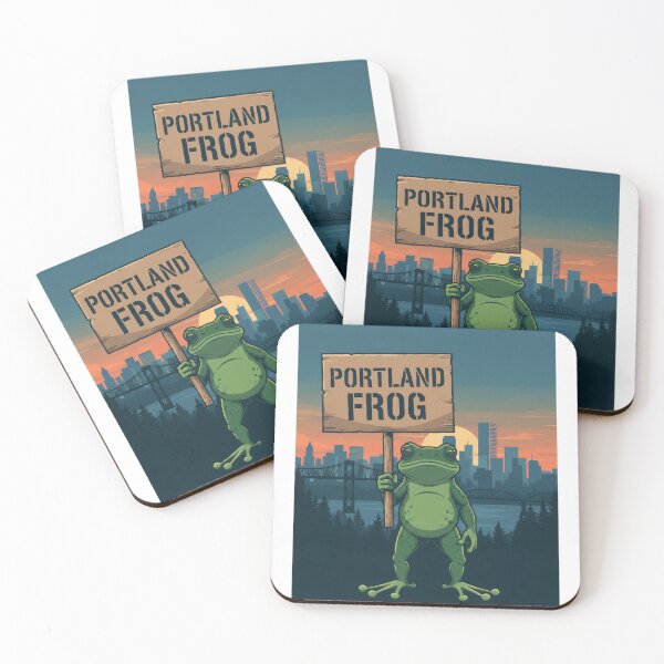 Item preview, Frog of the PDX Night designed and sold by zoughlal.