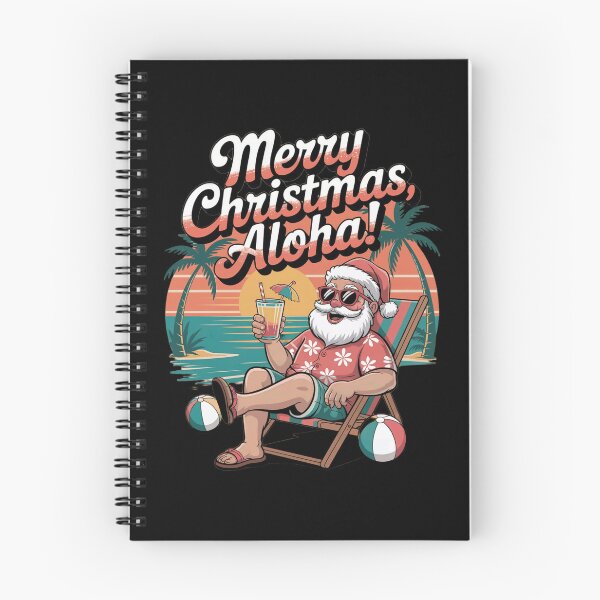 Item preview, Merry Christmas Aloha designed and sold by SoftStyleStudio ⭐⭐⭐.