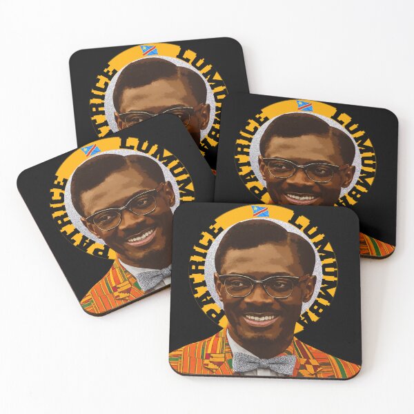 Item preview, Patrice Lumumba Pan-African art - Afrocentric Kente pattern designed and sold by Youngkev-arts.