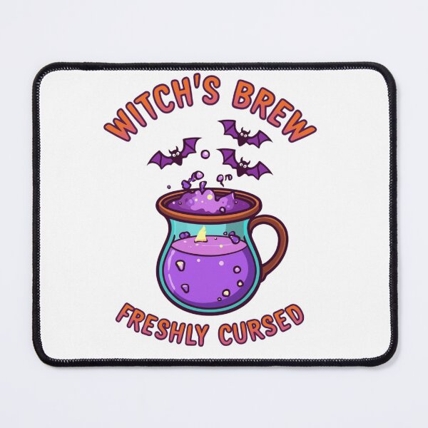 Item preview, Witch’s Brew – Cute Halloween Potion Art ?♀️☕ designed and sold by ZYNORAworld.