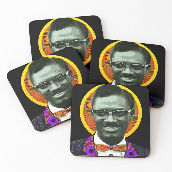 Item preview, Pan-African Revolutionary - Vintage Patrice Lumumba portrait designed and sold by Youngkev-arts.