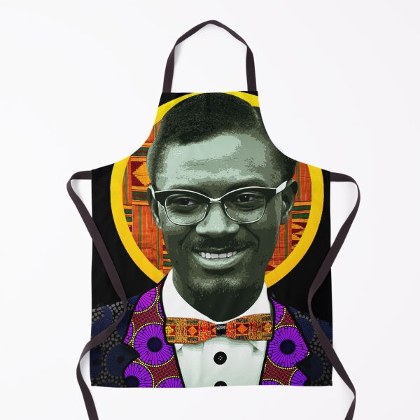 Item preview, Pan-African Revolutionary - Vintage Patrice Lumumba portrait designed and sold by Youngkev-arts.