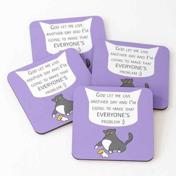 Item preview, Funny Cat | Funny Quote designed and sold by LeahFryeArt.