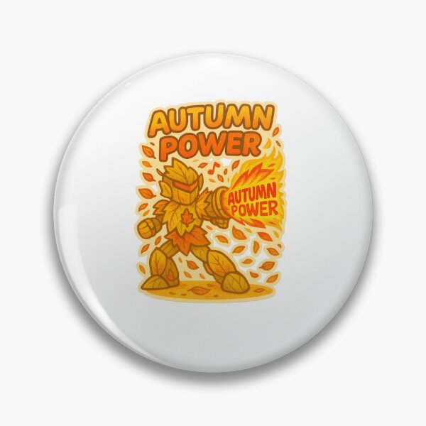 Item preview, Leaf Robot – Autumn Power Cartoon Sticker designed and sold by Imaginarium of Chaos falcon88 .