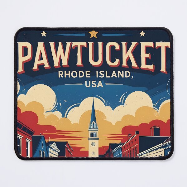 Item preview, Pawtucket Rhode Island 1950s USA Vintage Travel Tourism designed and sold by TravelersGems.