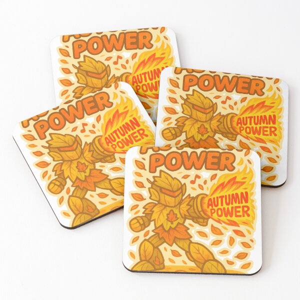Item preview, Leaf Robot – Autumn Power Cartoon Sticker designed and sold by Imaginarium of Chaos falcon88 .