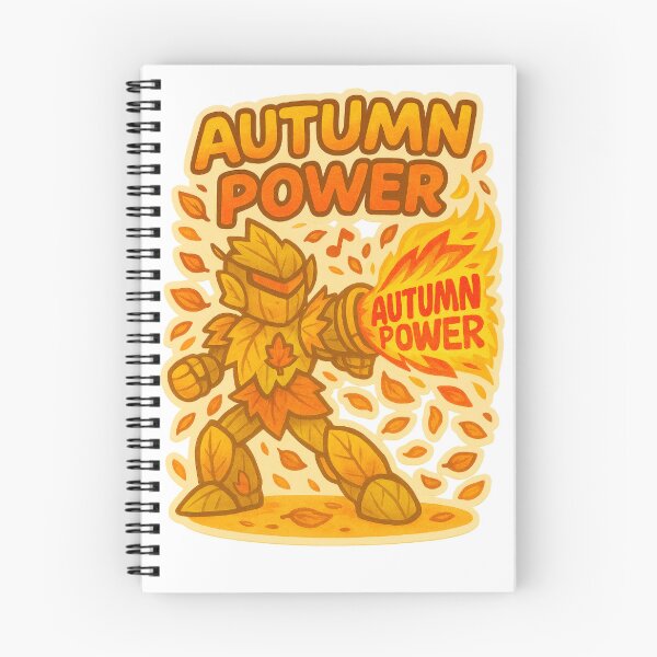 Item preview, Leaf Robot – Autumn Power Cartoon Sticker designed and sold by Imaginarium of Chaos falcon88 .