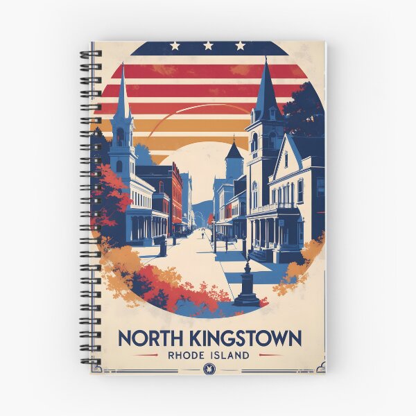Item preview, North Kingstown Rhode Island 1950s USA Vintage Travel Tourism designed and sold by TravelersGems.