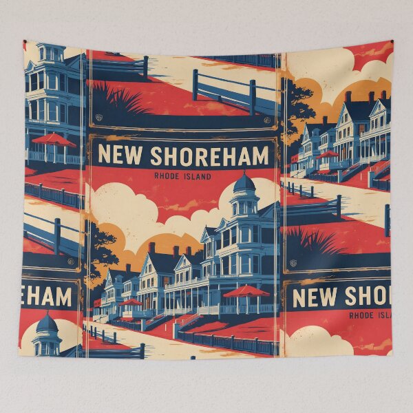 Item preview, New Shoreham Rhode Island 1950s USA Vintage Travel Tourism designed and sold by TravelersGems.