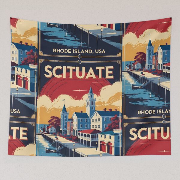 Item preview, Scituate Rhode Island 1950s USA Vintage Travel Tourism designed and sold by TravelersGems.
