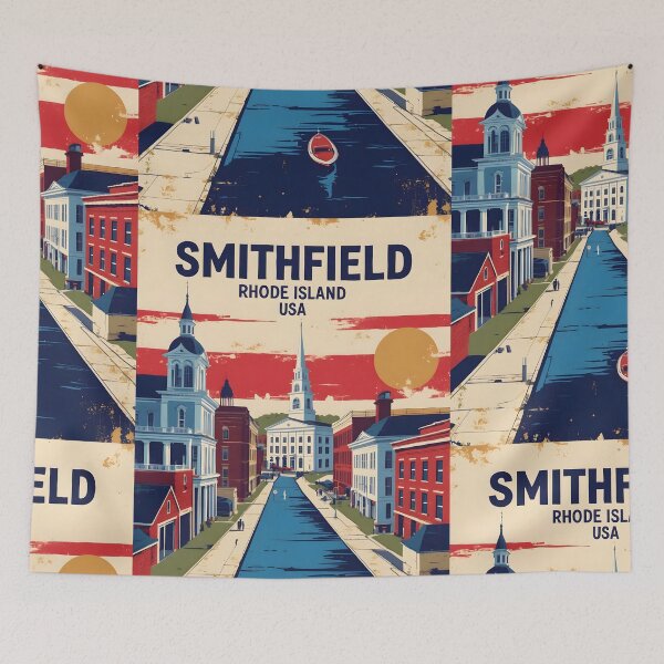 Item preview, Smithfield Rhode Island 1950s USA Vintage Travel Tourism designed and sold by TravelersGems.