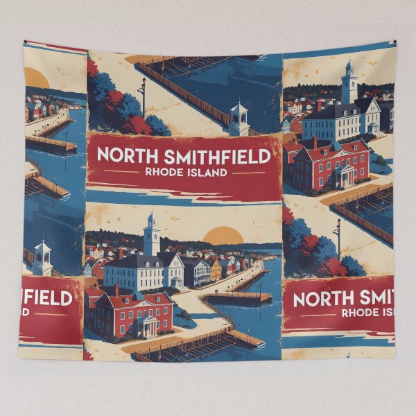 Item preview, North Smithfield Rhode Island 1950s USA Vintage Travel Tourism designed and sold by TravelersGems.