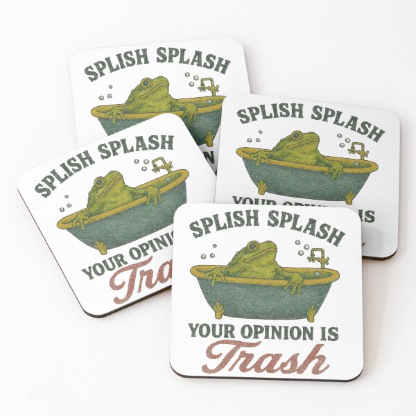 Item preview, Splish splash your opinion is trash designed and sold by RosePearce.