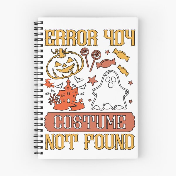 Item preview, Error 404 Costume Found Funny Halloween T-Shirt designed and sold by AmineDigitalPro.