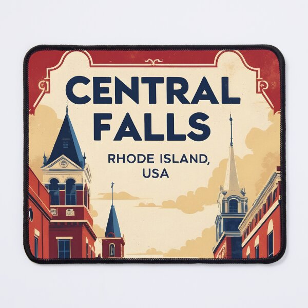 Item preview, Central Falls Rhode Island 1950s USA Vintage Travel Tourism designed and sold by TravelersGems.