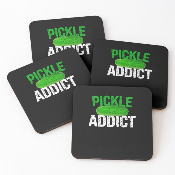 Item preview, Pickle Addict Funny Vegetable Saying designed and sold by SharpThreadZ.