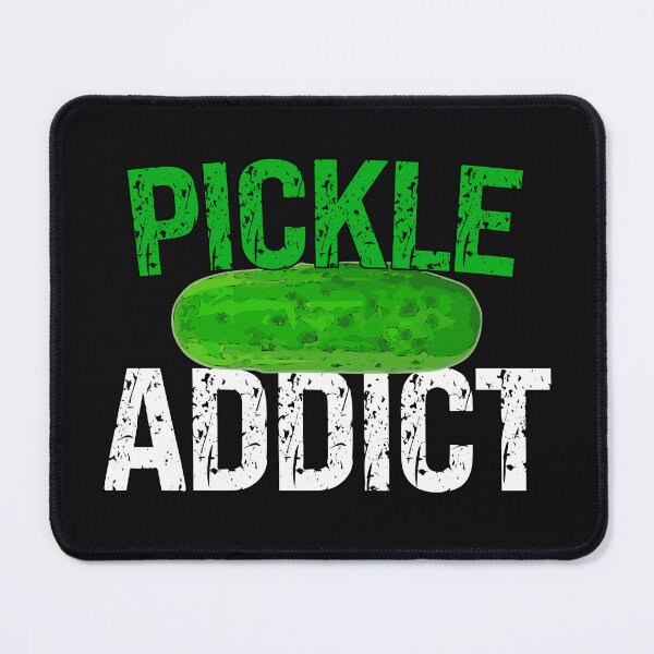 Item preview, Pickle Addict Funny Vegetable Saying designed and sold by SharpThreadZ.