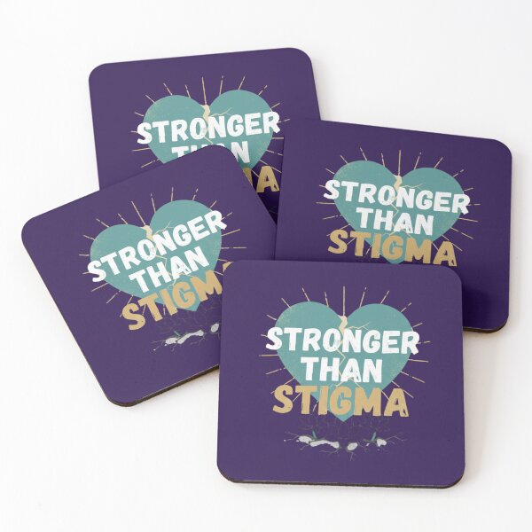 Artikelvorschau, Stronger Than Stigma Mental Health Awareness Design – Stärkung der Selbstliebe und heilende Kunst entworfen und verkauft von TrackinDaTrends.