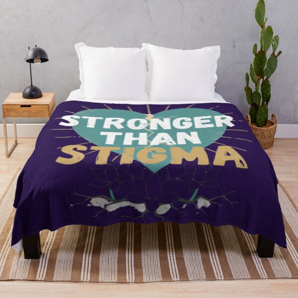 Artikelvorschau, Stronger Than Stigma Mental Health Awareness Design – Stärkung der Selbstliebe und heilende Kunst entworfen und verkauft von TrackinDaTrends.