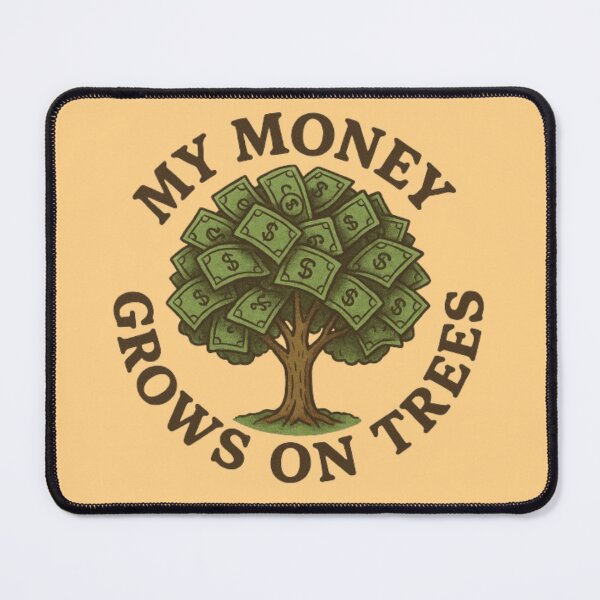 Item preview, My Money Grows On Trees T-Shirt designed and sold by OPixStudio.