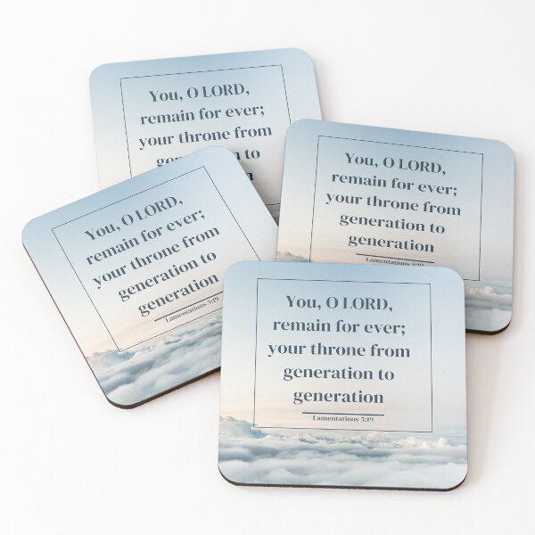 Item preview, Lamentations 5:19 designed and sold by Undonemadenew.