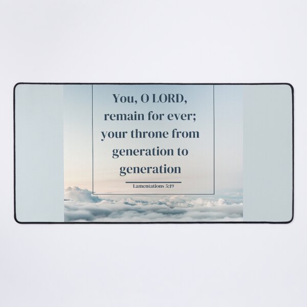 Item preview, Lamentations 5:19 designed and sold by Undonemadenew.