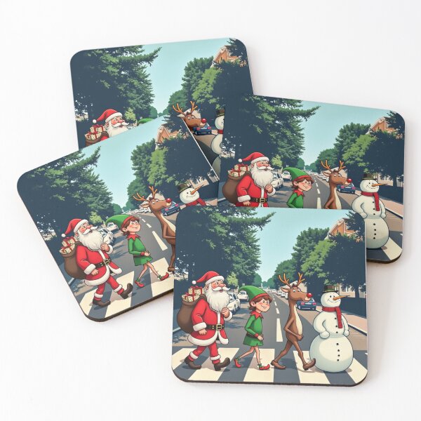 Item preview, christmas characters in abbey road! designed and sold by Digital Art and Funny Pets.