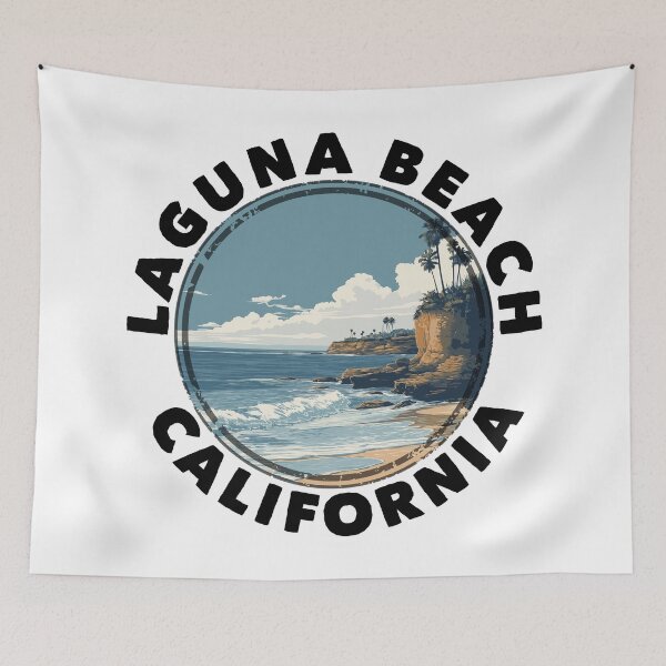 Item preview, Laguna Beach - California (with Black Lettering) designed and sold by VelvetRoom.