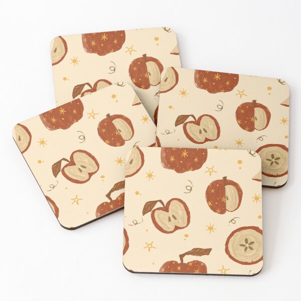 Item preview, Starry Apple Pattern designed and sold by CloudyAppleArt.