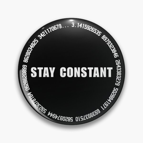 Item preview, Pi Circle Minimalist Design | Stay Constant | Mathematical Gift designed and sold by Yuli Club.
