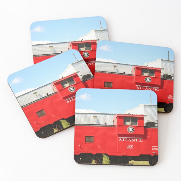 Item preview, Red Caboose on a Sunny Day designed and sold by Cynthia48.